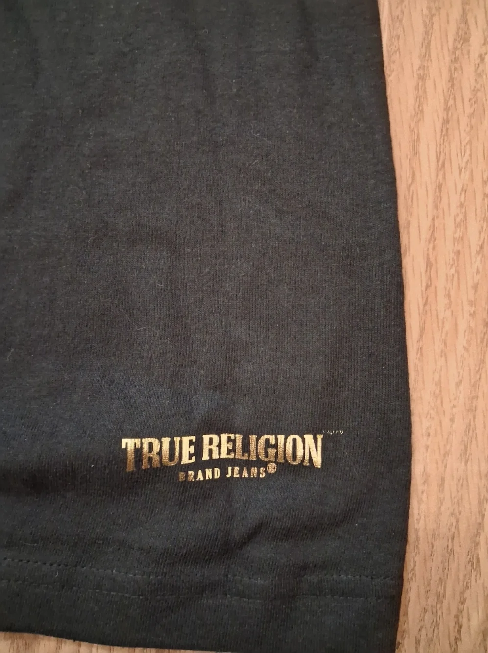 TRUE RELIGION short sleeve tee.  Mens.  Size Large.  Color: Black
